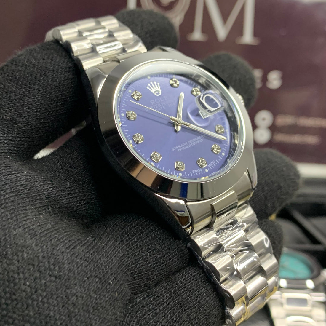 RLX - Datejust Silver with Blue dial - A+ Quality