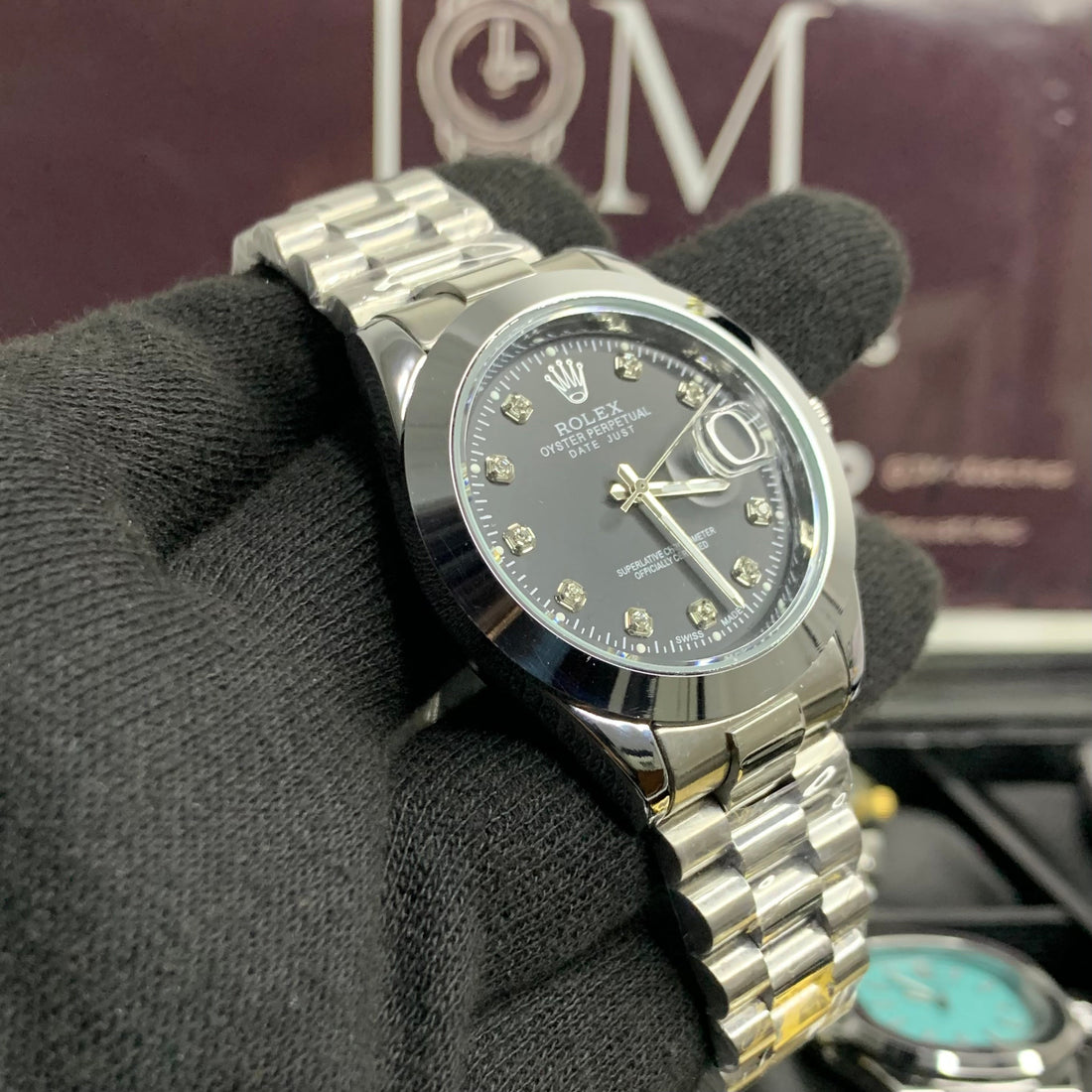 RLX - Datejust Silver with Black dial - A+ Quality