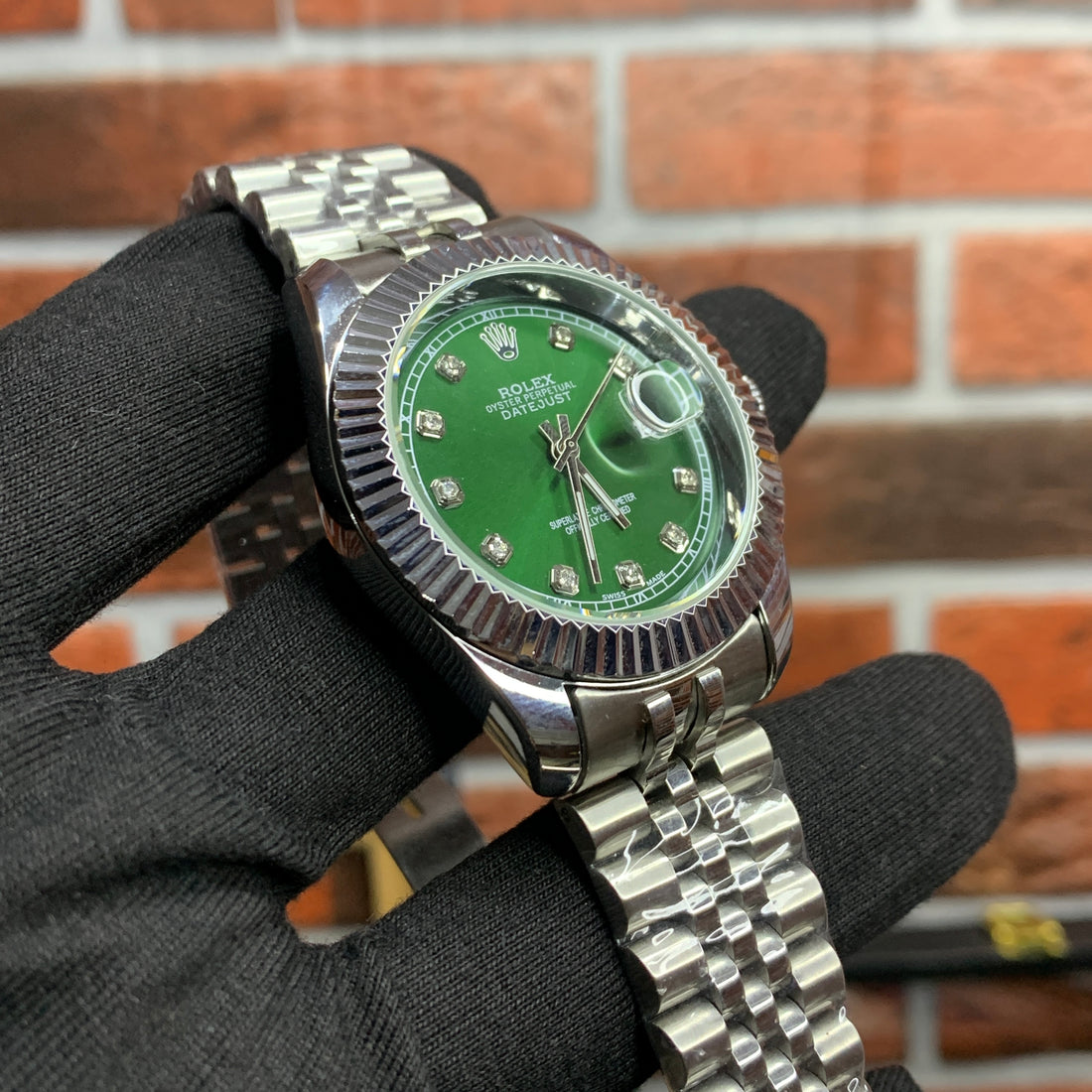 RLX - Datejust Silver With Green dial - A+ Quality