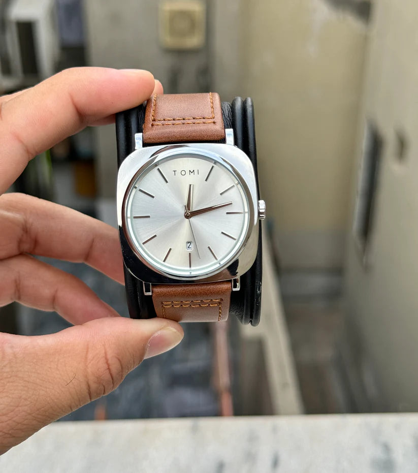 TOMI Limited Edition strap with white dial