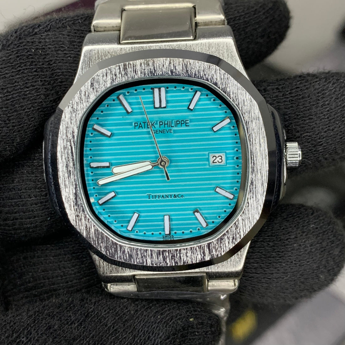 PP – Nautilus Silver with Tiffany Blue dial (A+ quality)