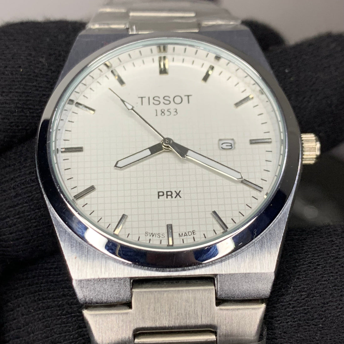 Tissot PRX 1853 Silver with white dial