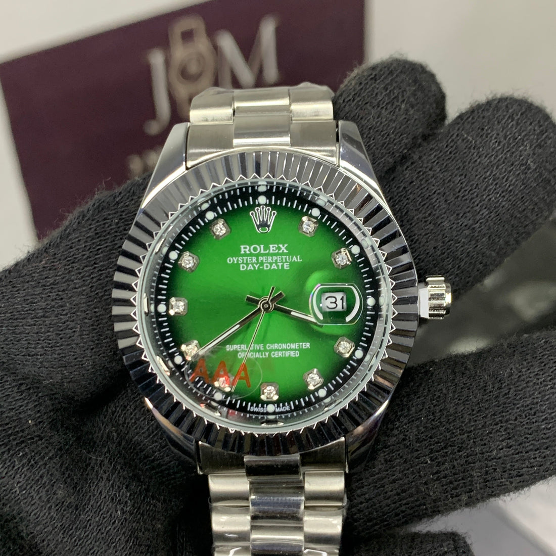 RLX - Datejust Silver With Green dial - A+ Quality