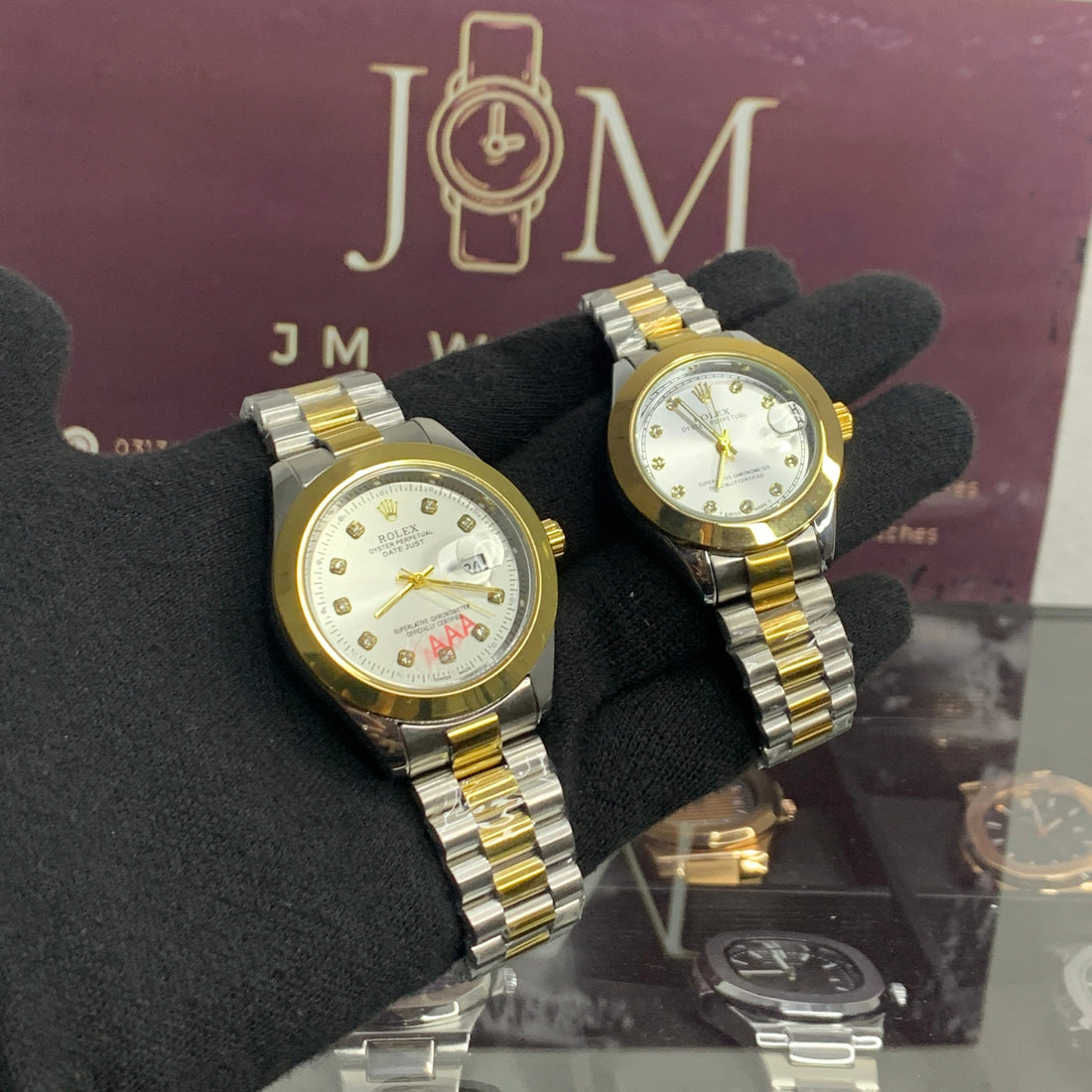 RLX Datejust twotone Couple set