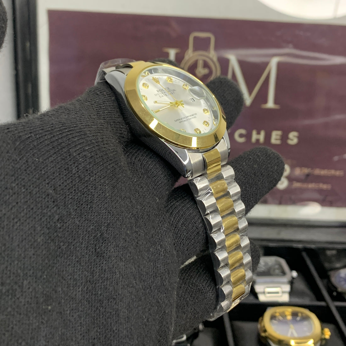 RLX - Datejust Silver Gold - A+ Quality (shine)