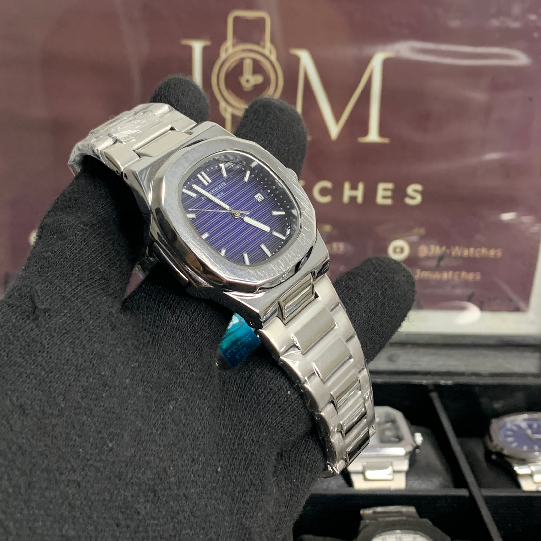PP – Nautilus Silver with Blue dial (A+ quality)