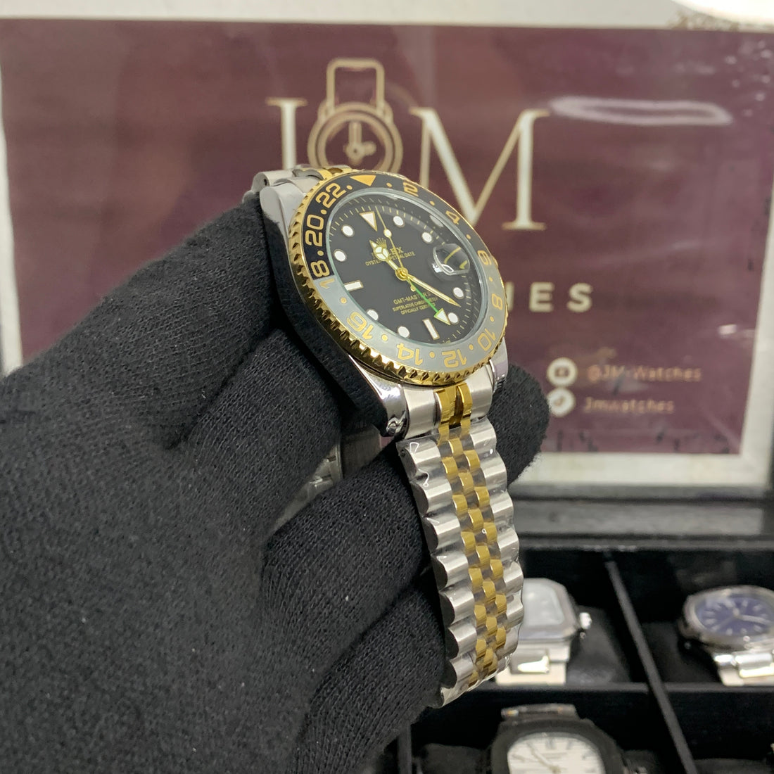 RLX GMT two-tone with Black dial - A+ Quality