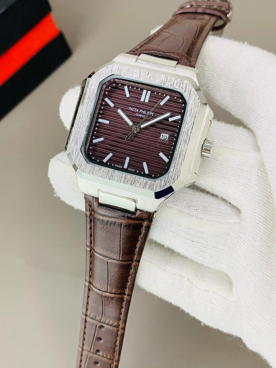 PP leather strap Watch – Square Dial